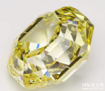 NDT 10克拉浓彩黄色合成钻石将于九月香港珠宝首饰展览会首度亮相